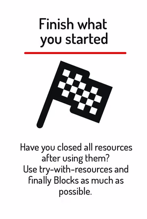 Have you closed all resources after using them? Use try-with-resources and finally Blocks as much as possible.