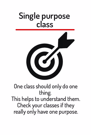 One class should only do one thing. This helps to understand them. Check your classes if they really only have one purpose.